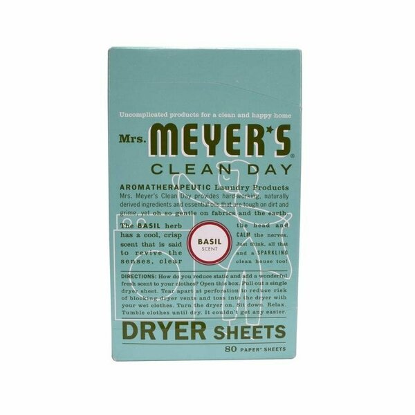 Mrs. Meyers Clean Day MMCD DRYR SHTS BSL 80CT 14448